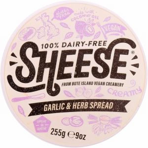 dairy-free sheese garlic&herb spread