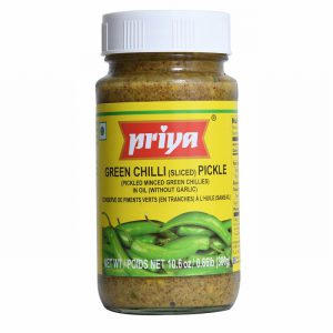 Priya Green chilli (sliced) Pickle 300g