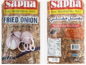 sapna  fried gluten free onion 400g