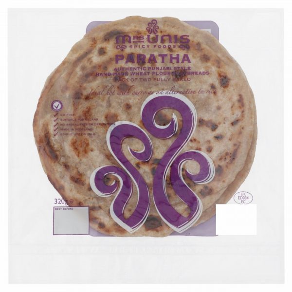 MRS UNIS WHOLEMEAL Paratha 320g