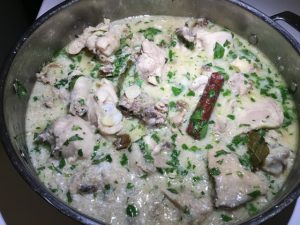 chicken white korma