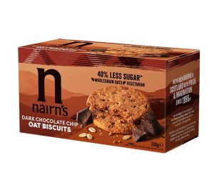 Nairns Dark Chocolate chip Oat Biscuits