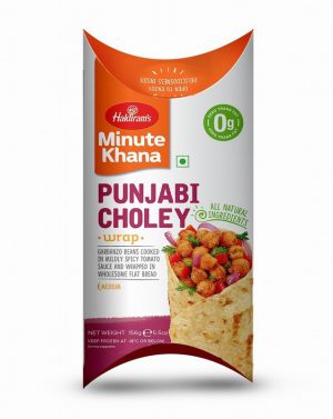 Haldiram’s FZ  punjabi choley wrap