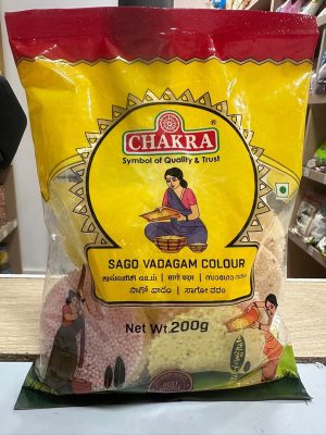 CHAKRA SAGO VADAGAM COLOR 200g